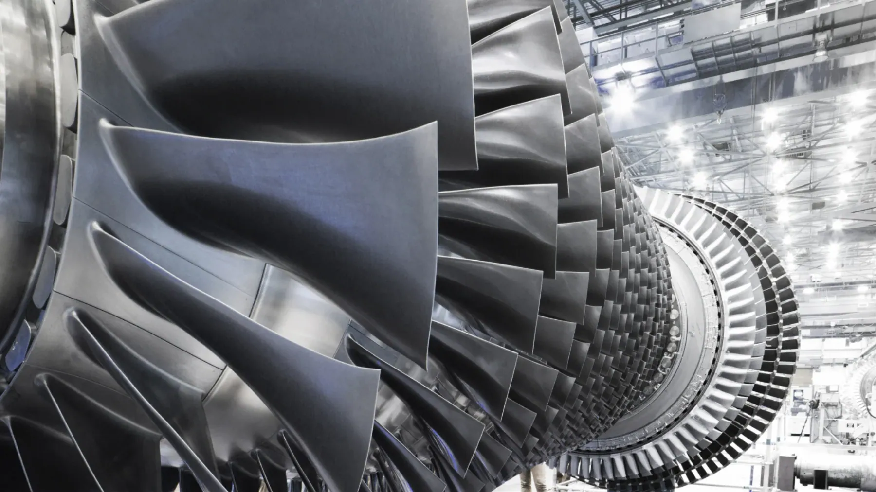 Real gas turbine compressor blades
